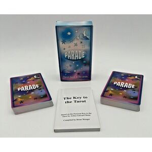 Parade Tarot Card Deck 78 Cards‎ Based On The Pictorial Key Arthur Edward Waite